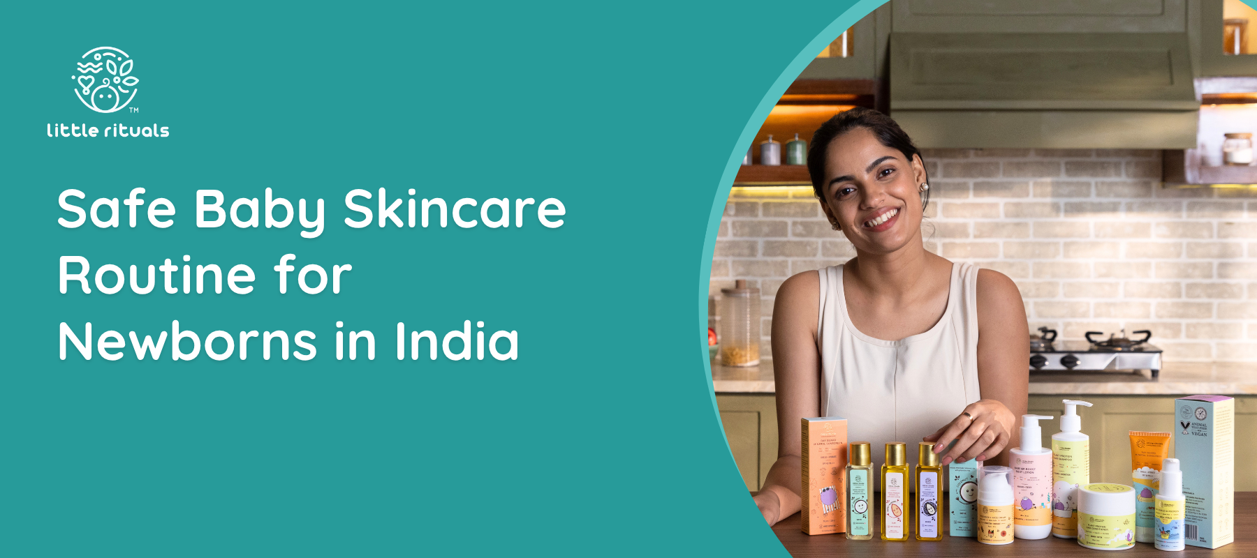 Safe baby skincare routine for newborns in India