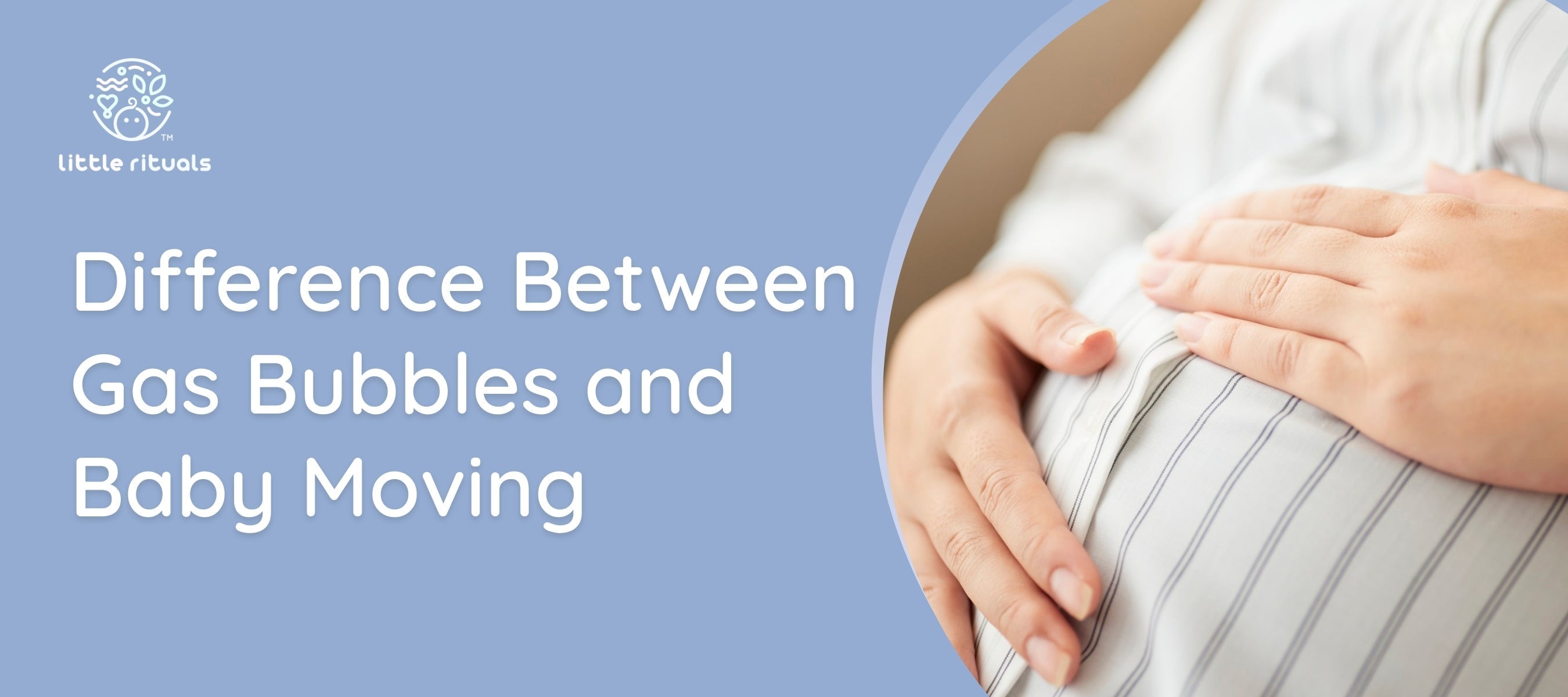 difference between gas bubbles and baby moving