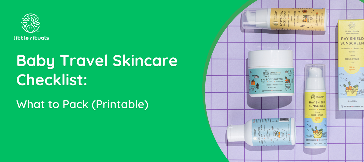 Baby Travel Skincare Checklist