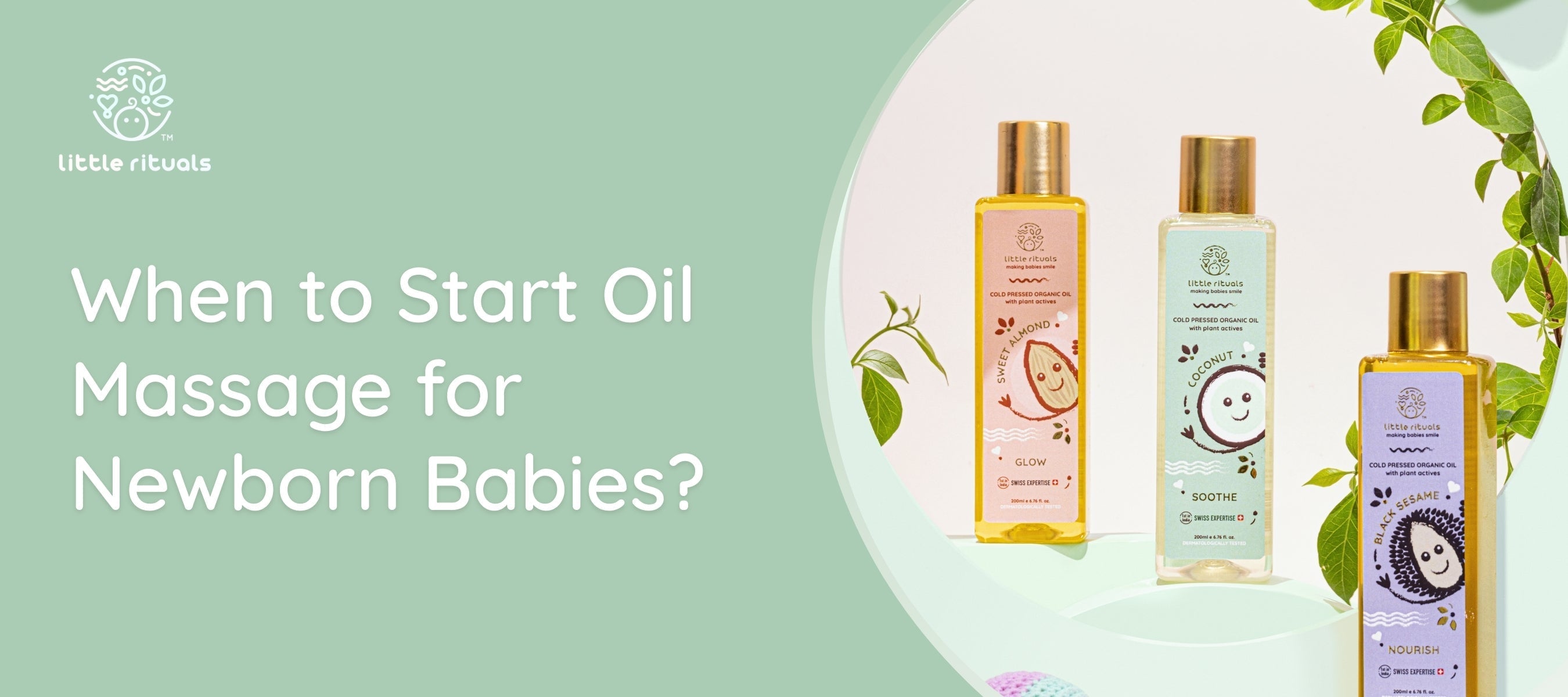 when to start oil massage for newborn baby
