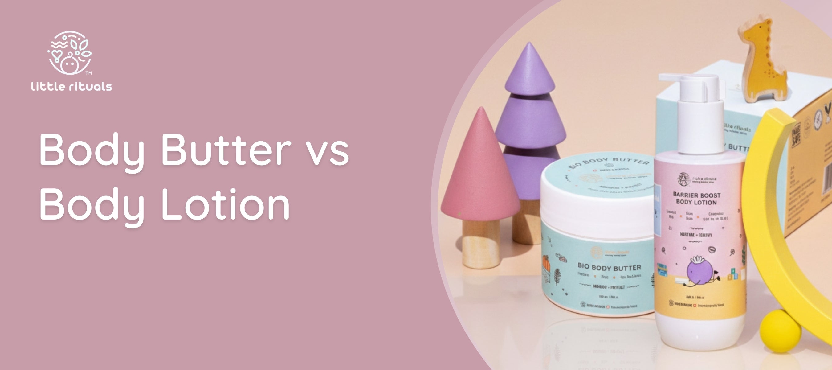 body butter vs body lotion kids