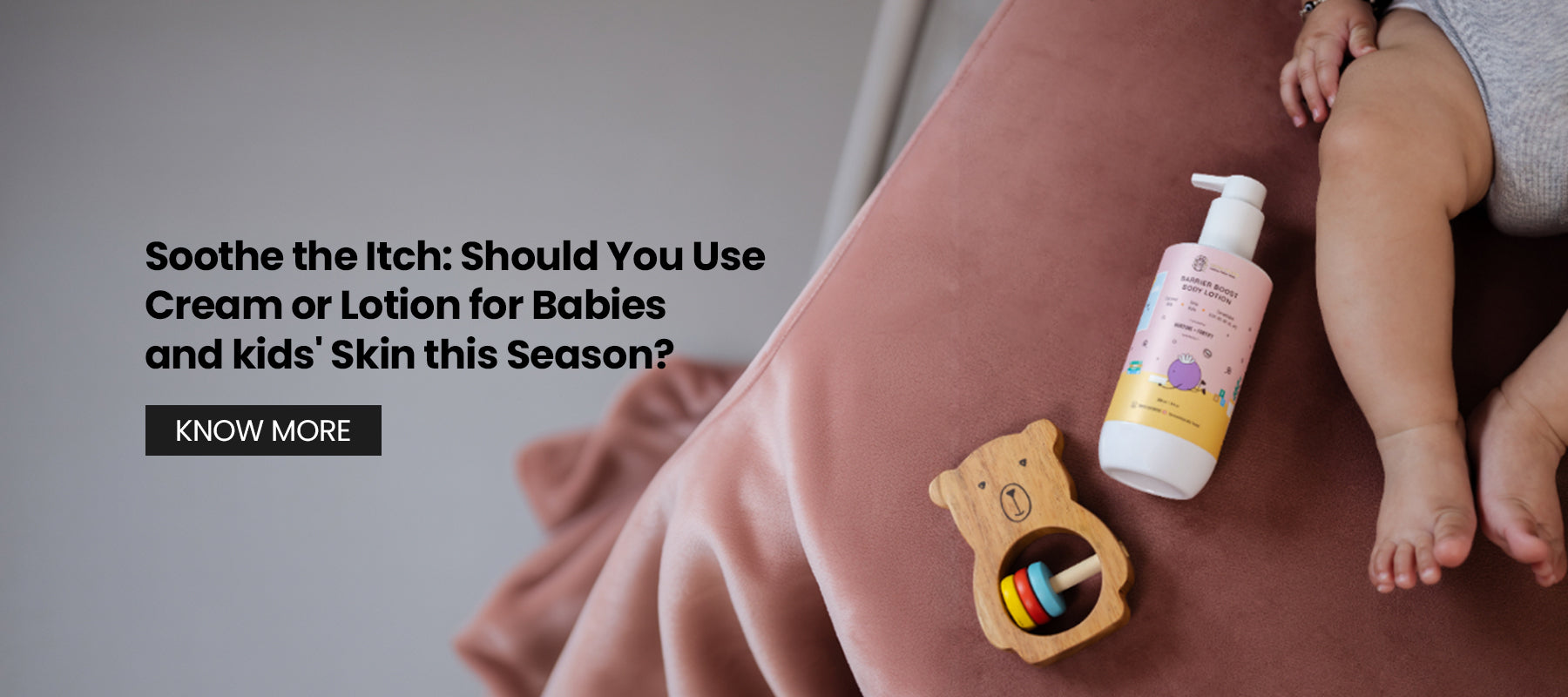 Soothe the Itch: Should You Use Cream or Lotion for Babies and kids' Skin this Season?