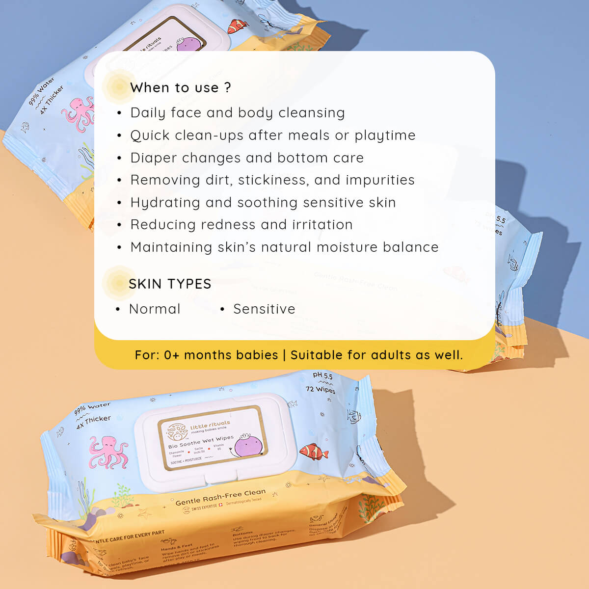 Bio Soothe Wet Wipes