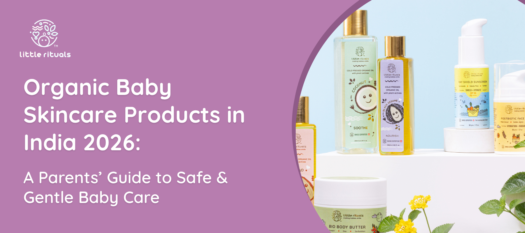 organic baby skincare products in India 2026