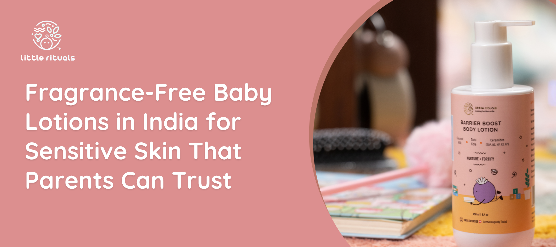 fragrance-free baby lotions in India for sensitive skin