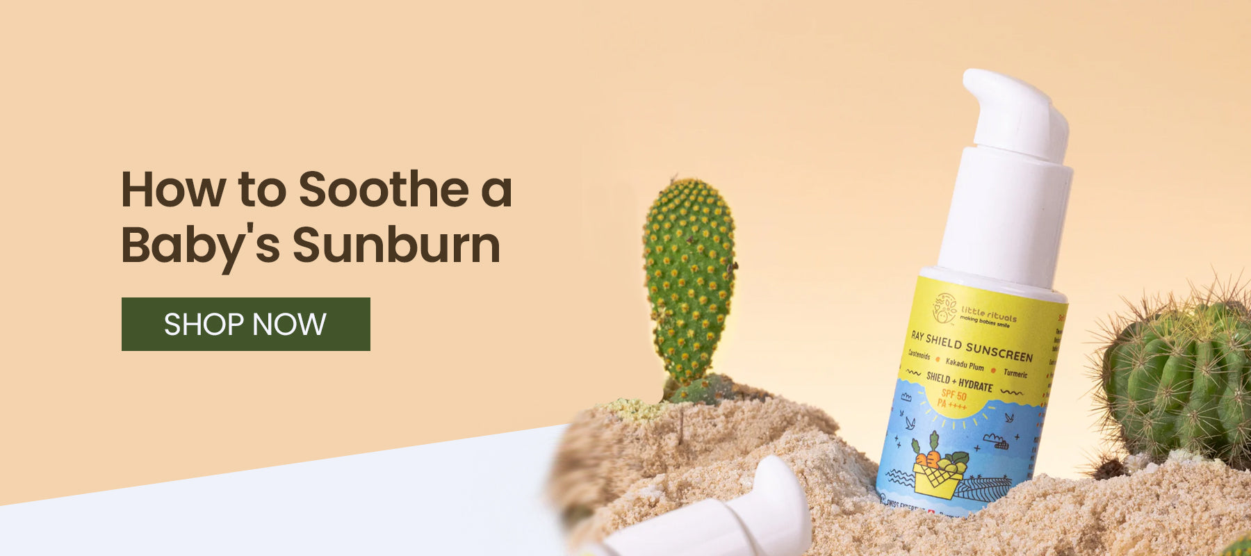 How to Soothe a Baby's Sunburn