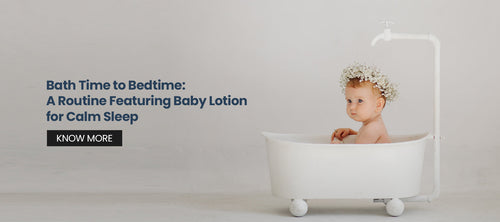 Baby Time Rd Bath Time to Bedtime: A Routine Featuring Baby Lotion for Calm Sleep