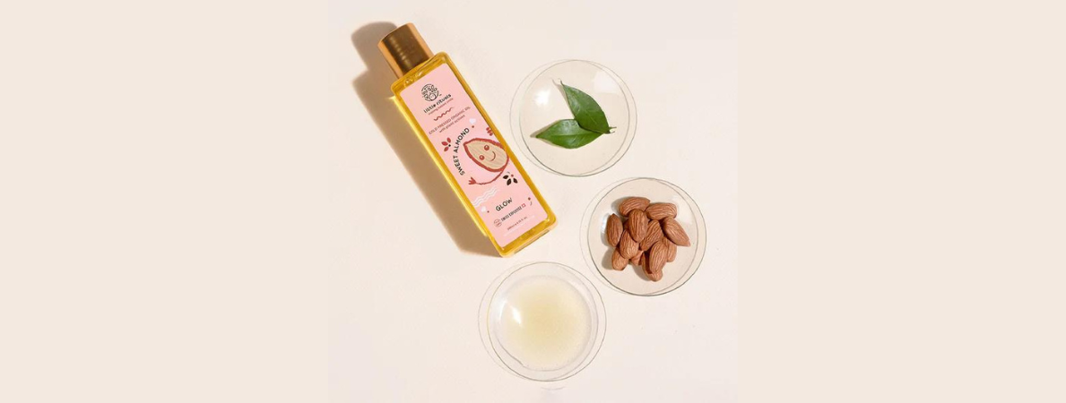 cold pressed organic sweet almond oil