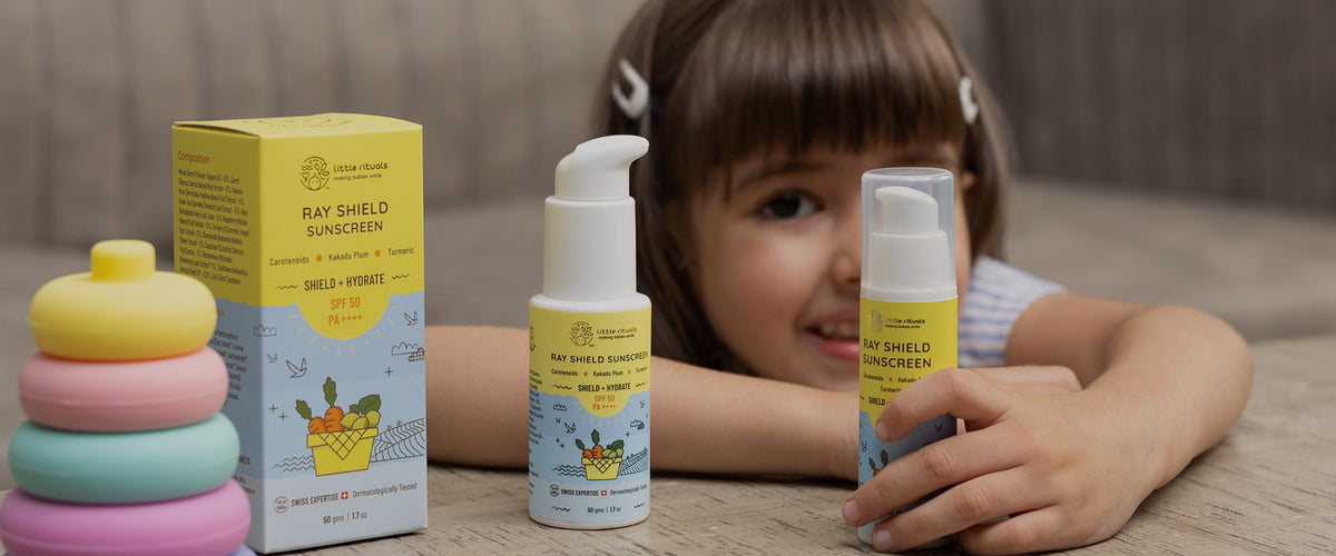 Little Rituals Buy Organic Baby Sunscreen | Best Natural Sunscreen for Baby Skin