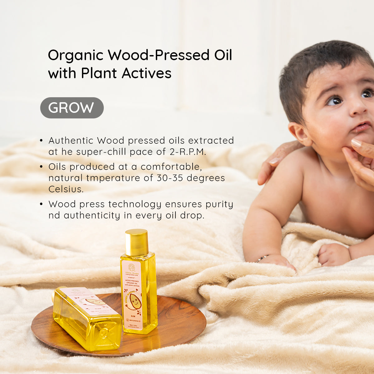 Wood Cold Pressed Organic Sweet Almond Oil